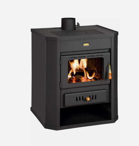 Prity wood burning stove - burning,