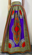 TALIA African Print Full Length / Maxi Skirt 100 % Wax Cotton Handmade UK