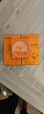 Off-White Virgil Abloh Braun Travel Compact Clock Orange BNIB
