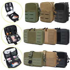 Military Tactical Molle Waist Bag EDC Sundries Pouch Medical Pack Nylon Climbing