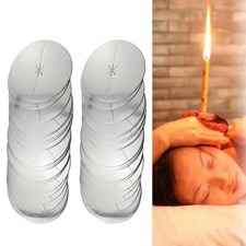 10/30/50pcs Ear Care Candle Protective Disk Earwax Remover Septum Ash Plates