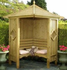 GARDEN CORNER ARBOUR SEAT