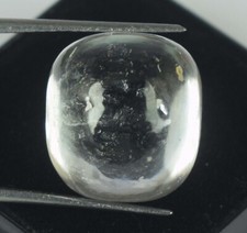 Natural White Sapphire 19.85 Ct Cushion Cabochon Loose Gemstone Certified C1015