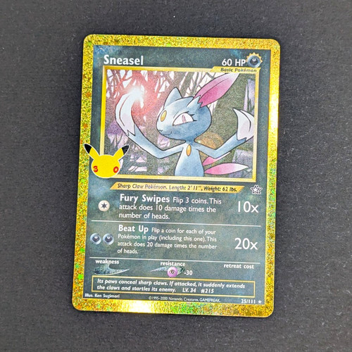 Pokémon tcg sneasel rare - tcg,