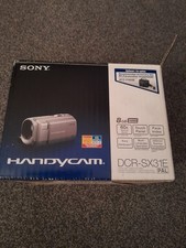 Sony Handycam DCR-SX31E 60X Optical Zoom with carry bag  boxed