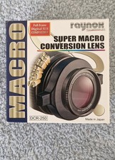 Raynox DCR-250 2.5x Super Macro Conversion Lens w/Snap-On 52mm to 67mm Filters