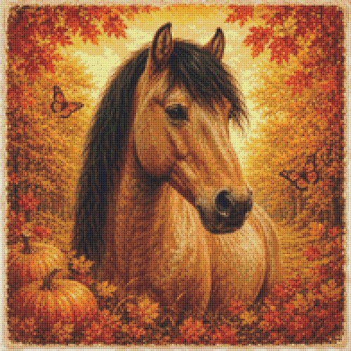 Rocky mountain horse autumn - rocky,