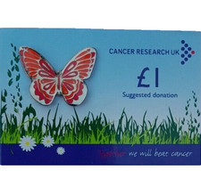 CANCER RESEARCH RED BUTTERFLY