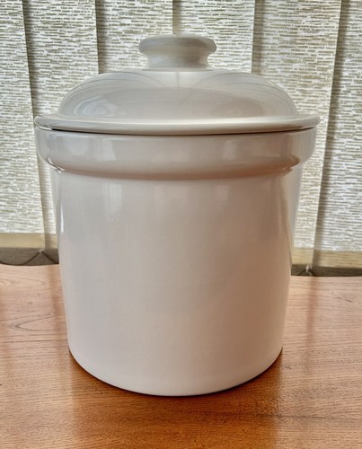 Bread crock bin - bread, white