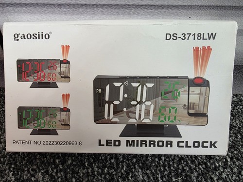 Led mirror digital - mirror, alarm