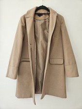 Top Shop Wool Look Camel Coat - Size 6. Winter Coat.