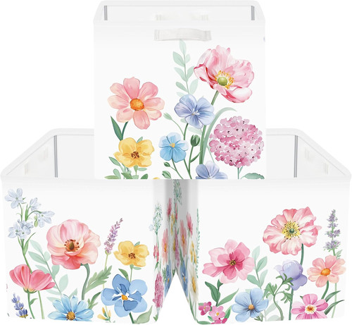 Pcs flowers cube storage - flowers,
