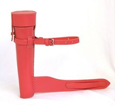 PINK Saddle Hip Flask Leather