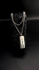 Vintage 1977 Jubilee Sterling Silver 1oz Ingot  on Belcher chain 24in 42g