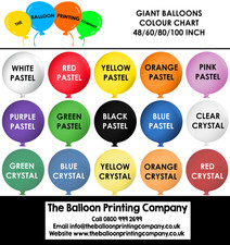 60" Inch BALLOONS -Business Wholesale Bulk, Event Marketing Branding Advertising