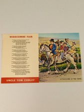 Widecombe Fair Dartmoor Collectable Vintage Song Lyrics Novelty Postcard