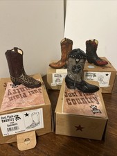 JUST PLAIN COUNTRY WESTERN BOOT X 4  Boxed