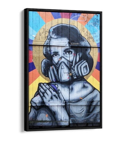 Woman gas mask east - woman,