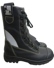 Firefighter Waterproof Boots Atlas Safety Shoes Leather Size UK 8 EU 42 New