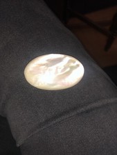 Mother of Pearl Simple Oval