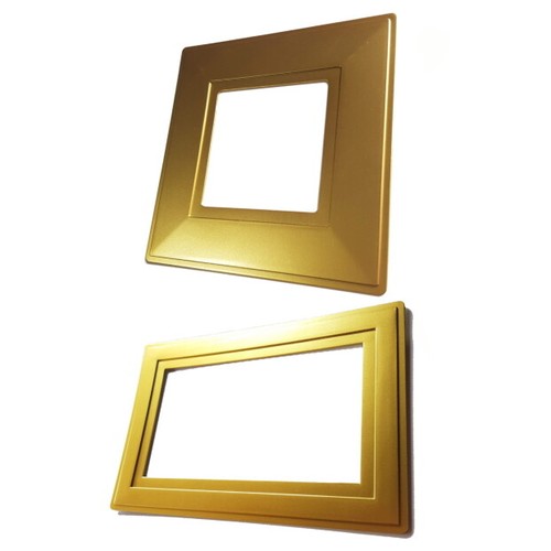 Gold light switch surround - gold,