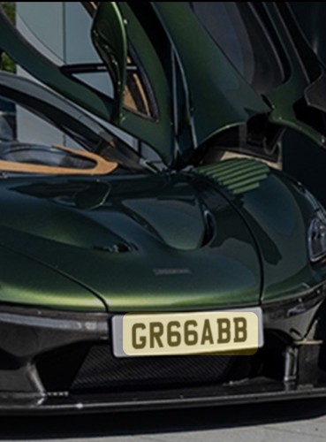 Private number plate gr66abb - plate,