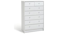 Malibu 7 Drawer Chest White