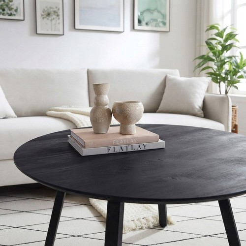 Mango wood round - mango, table