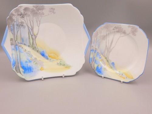 Shelley art deco - art, bluebell