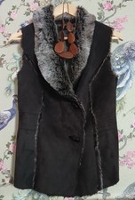 Vintage style dark brown faux