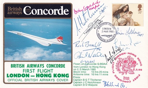 Concorde 1st flight - ba, london