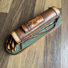 Vintage Resin Golf Bag Pencil Tray Pen Desk Organizer History Craft 2001 Golfing
