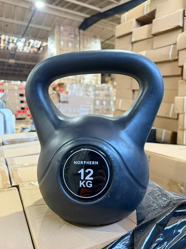 Vinyl kettlebell 12kg - vinyl, used