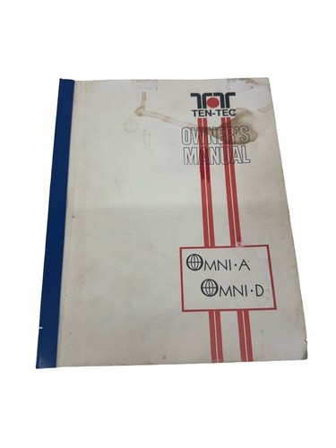 Ten tec omni - ten-tec, omni-a