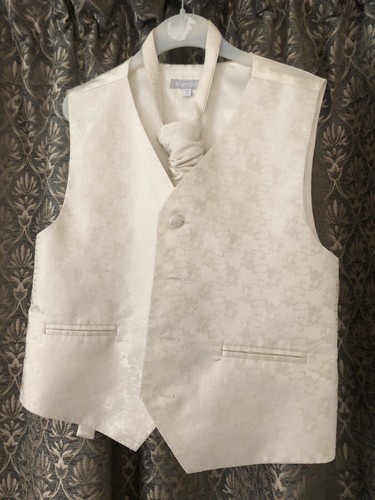Page boy waistcoat - page, cream