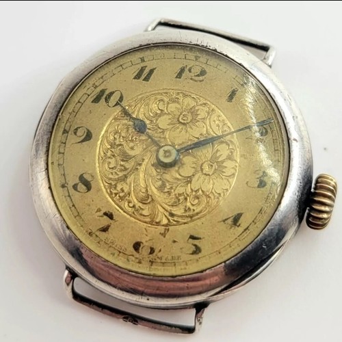 1923 silver hallmarked watch - 1923,