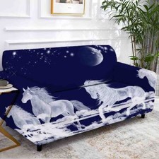 Horse Strange Sky Stretch Sofa Cover Lounge Couch Slipcover Recliner Protector
