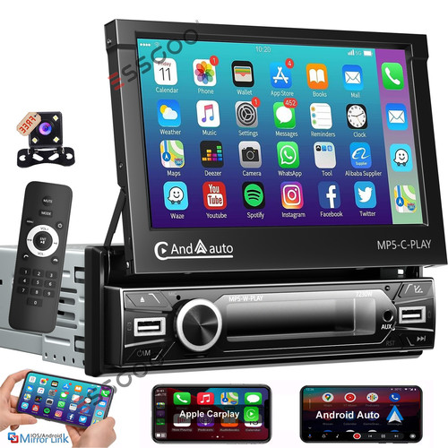 Single din car stereo - din,