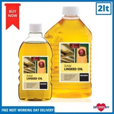 Barrettine Raw Linseed Oil Natural Water Resistant Finish Oak beams, Canes 2lt