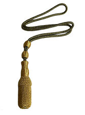 Dress cord for Italian 1937 MVSN Dagger Sword Knot Gold Black