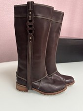 Timberland Chaps Riding Boots Converts To Ankle Boots  7W / UK 5.   (c4)