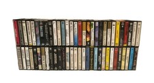 Large Lot of 60 x vintage CASSETTE TAPE ALBUMS bundle Rock Pop Classical