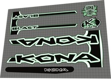 2000 Kona Blast Decal Set