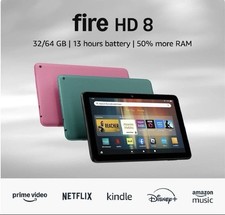 Amazon Fire HD 8 tablet, 8" HD