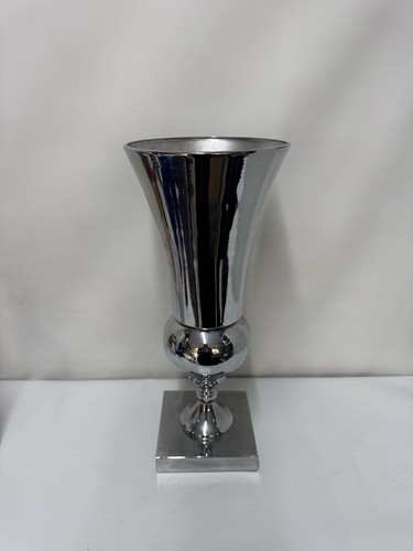 Silver chrome metal - metal, pot