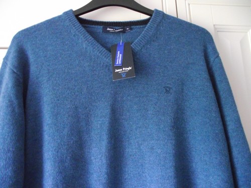 James pringle blue lambswool - -,