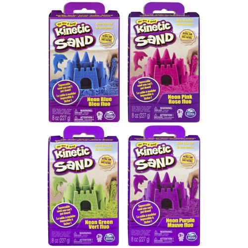 Kinetic sand 8oz neon - 8oz,