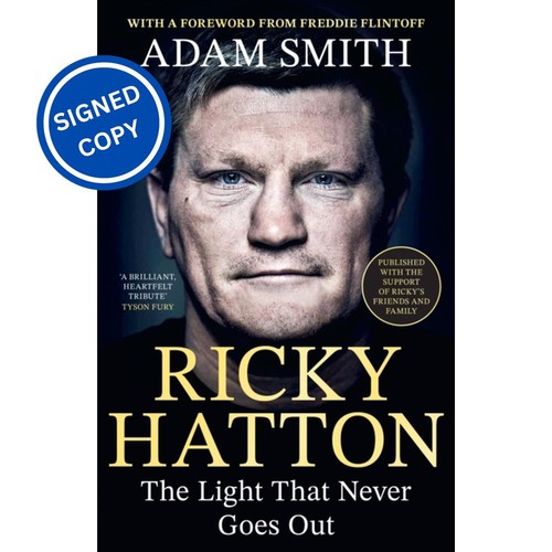 Signed book ricky - hatton, by
