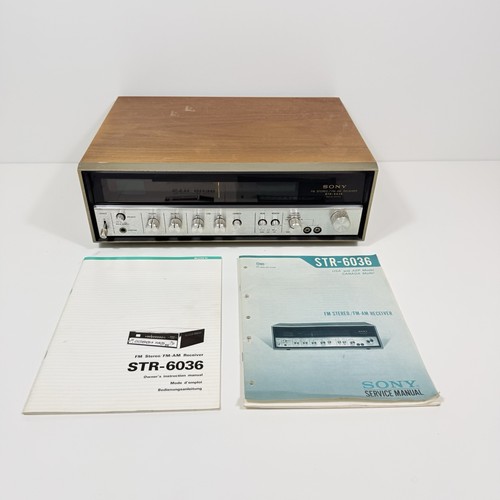 Sony str 6036 stereo - am/fm,