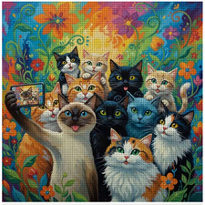 Printed Cross Stitch Kit 11 ct